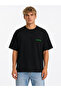 Unisex Women's and Men's T-Shirt with Written Logo, Front Print, Oversize, Thick Fabric, Comfortable Cut, Cotton T-Shirt
