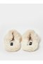 Chain Detail Faux Fur Bedroom Slippers - 4