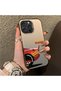 iPhone 16 Pro Compatible Hard Acrylic Back Silicone Edge Lens Protection Case - 2
