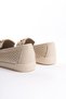 Layla Laceless Orthopedic Comfortable Sole Heart Patterned Women's Ballerina Shoes Ckt - Cream - 5