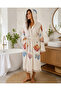100% Cotton Premium Muslin Bathrobe - Standard Size Beach Robe - 2