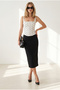Women's White Zippered Polka Dot Woven Blouse Blz-19003424 - 2