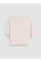 Xside Pink Boat Neck Women's T-Shirt - 5