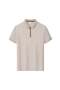 Arw98253 Seri̇ntutan--High Quality Men's Polyamide Polo Collar Tshirt with Zipper