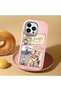 Pink Silicone Case Compatible with iPhone 14 Pro with Shock-Absorbing Camera Protections - 2