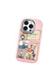 Pink Silicone Case Compatible with iPhone 15 Pro with Shock-Absorbing Camera Protections - 4