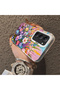 Redmi 15 5g Compatible Silicone Edge Hard Back Case Couple Phone Case with Floral Pattern - 4