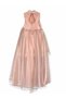 Short Front, Long Back Detachable Skirt, Half High Collar, Tulle Dress with Brooch Flower Detail, 8-12 Years Old, Special Occasion, Birthday - 7