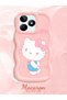 Realme Note 50 Compatible Case Camera Protector Pink Silicone Couple Phone Case Kitty Pattern - 2