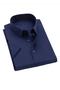 Men's Navy Blue Short Sleeve Classic Cut Shirt