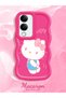 Vivo Y19S Gt 5g Compatible Case Camera Protector Red Silicone Couple Phone Case Kitty Pattern - 2