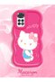Redmi Note 11S Compatible Case Camera Protector Red Silicone Couple Phone Case Kitty Pattern - 2