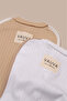 2-Pack 100% Cotton Breathable Baby Swaddle Sleeping Bag with Zipper 0-3 Months - 4