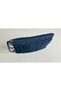 Petrol Blue Hand Knitted Paper Thread Women's Clutch Bag - 4