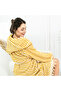 100% Cotton Chickpea Bathrobe Soft Textured Quick Water Absorbing Bathrobe Unisex Bathrobe - 3