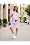 Pregnant Women's Short Sleeve Flexible Oversize Shorts Suit - 4