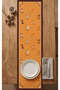 Orange Bohemian Horse Animal Figured Digital Printed Runner 4Kmbs339-Rn - 3