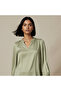 Regular Fit Viscose Top with Ruffle Trim - 6