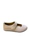Women's Transparent Sole Perforated Top Strap Summer Ballerinas