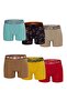 Men's 6-Piece Luxury Boxed Cotton, Lycra and Digital Elastic Boxers