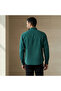 Men Regular Fit Collared Long Sleeves Denim Shirt - 3