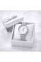Women’s Watch Silver Mesh Strap Quartz Elegant