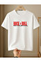 Rock&Roll Printed 100% Cotton Crew Neck Unisex Regular T-Shirt