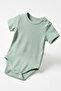 Unisex Baby 100% Cotton Short Sleeve Snap-On Bodysuit - 2