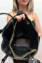 Women's Scarf Detailed Large Size Shoulder Bag for Daily Use - 4