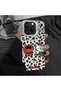Samsung Galaxy A51 Compatible Silicone Edge Hard Back Case Couple Phone Case with Kitty Pattern - 8