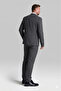 Striped Anthracite Slim Fit Jacket - 3