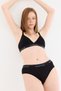 Signature Noir Black High Waist Slip Panties - 6