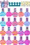 10 PK SWIRL NAIL POLISH - 2
