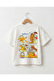 Cute Orange Cat Printed Children's Oversize T-Shirt – Front & Back Printed – Unisex - 4