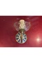 European Sconce Made of Porcelain and Brass 18 cm 9 cm Dimensions - 2