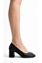 Yelena Women's Thick Heeled Shoes Knitted Patterned Pointed Toe Stiletto Block Heel Classic Office Daily - 3