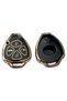 Toyota Corolla Auris Rav4 Hilux Compatible Remote Key Case Cover Auto Keychain 4 Keys Black Gold - 4