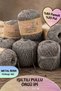 Sparkling Sequin Knitting Yarn (80% Cotton - 20% Metallic Sequins) 50 Gr. 100 Meters Nm: 3 - Metal Color
