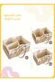 Large Capacity Felt Diaper Bag, Portable Foldable Wool Tote Organizer with Handle, Multi- - 4