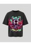 Darkness Anti Hero Printed Oversize Unisex T-Shirt Comic Book Inspired Graphic Streetwear Casual T-Shirt