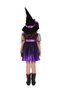 (eb185 Size 110cm-M)Cute Children Halloween Purple Witch Costume for Girls, Toddler Infant Baby Halloween Costume Outfit Cosplay - 6