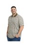 Men's Large Size Mink Polo Collar Mosaic Short Sleeve T-Shirt 3Xl-4Xl-5Xl-6Xl - 2