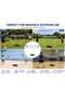 Portable Badminton Net Set with Adjustable Telescopic Poles, Weighted Base & Carry Bag | 270 x 150 cm - 4