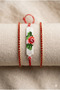 Handmade Miyuki Rose Patterned Special Design Bracelet - 3
