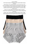 Women's 3-Piece High Waist Lace Trim Corset Panties - 8