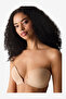 Women Deep Decollete Beige Push Up Wired Padded Bra