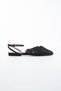 Aria Women's Lace Detailed Ankle Strap Ballerina Sandals - 4