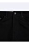 Lızzıe Regular High Waist Black Jean Shorts - 3