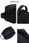 حقيبة يد رجالية من القماش الأسود من D-Pack 26SBD30316F - 4