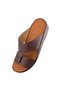 ( B-2000 ) Handmade Arabic Men's Slippers | Outdoor Arabic Sandals For Men | Full Leather - 3